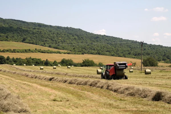 Tractor on field