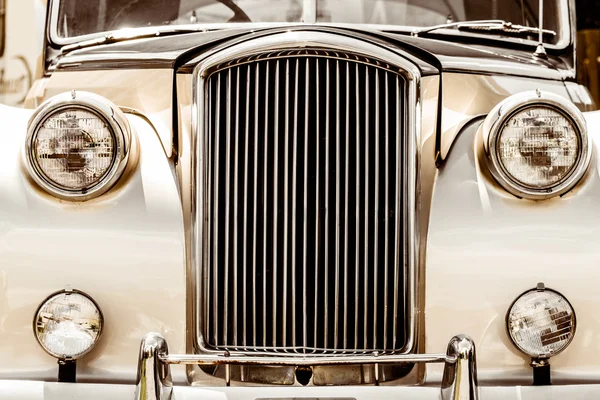 Shiny Antic Limousine Closeup of the Front