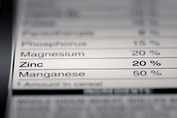 Shallow depth of Field image of Nutrition Facts