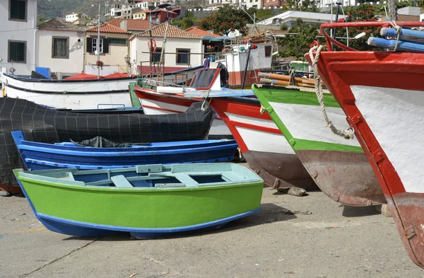 Fishing boats at Camara de Lobos, Madeira, Portugal