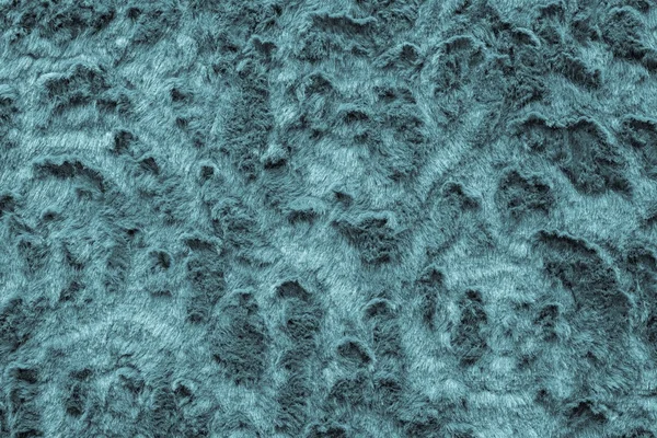 Texture of abstract blue fur fabric