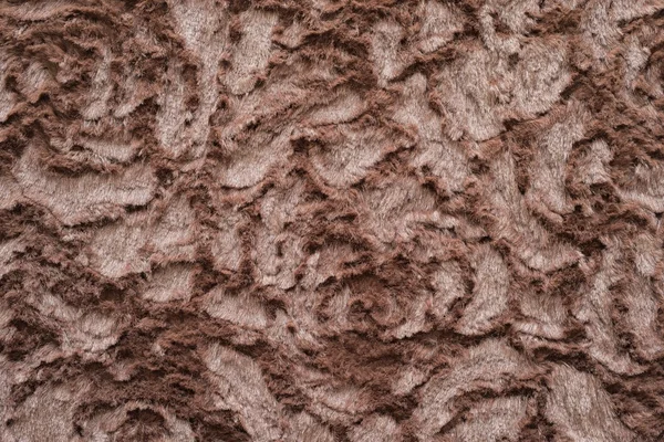 Abstract texture of brown-haired fur fabric