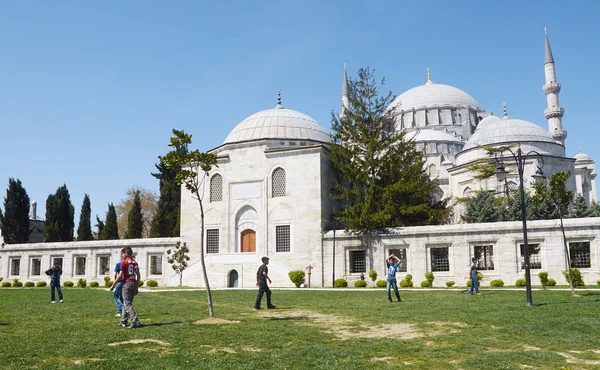 Istanbul, Turkey, April, 03, 2016, Suleymaniye Mosque architectu