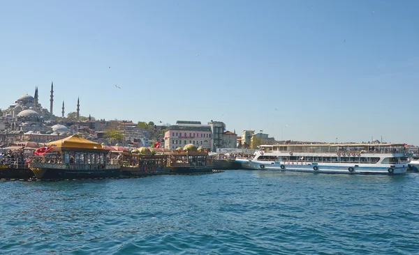 Istanbul, Turkey, April, 03, 2016, Floating shop, passenger boat