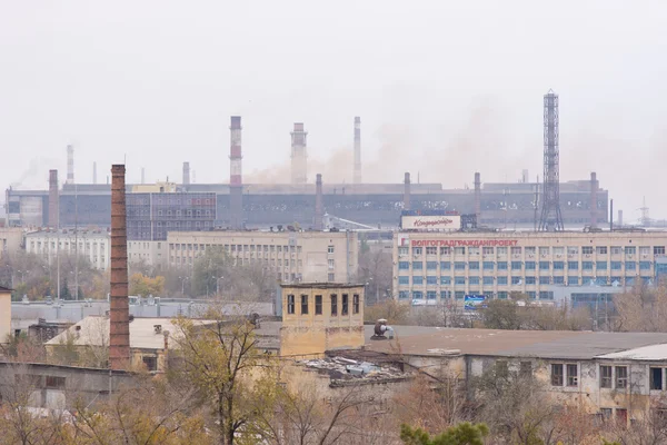 View of the industrial area of the factory \