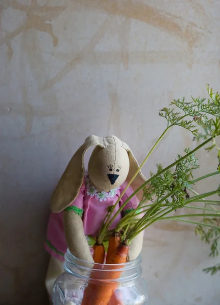 Toy stores Bunny carrots for the winter