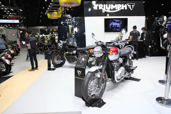 BANGKOK - December 11 : Triumph Bonneville T120 motorcycle on di