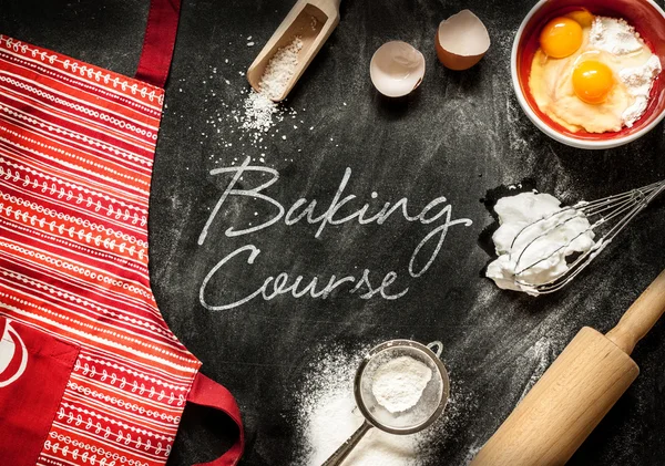 Baking course poster design