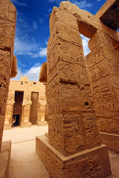 Anscient Temple of Karnak in Luxor - Ruined Thebes Egypt