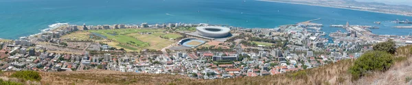 Panorama of Sea Point, Green Point, waterfront and harbor