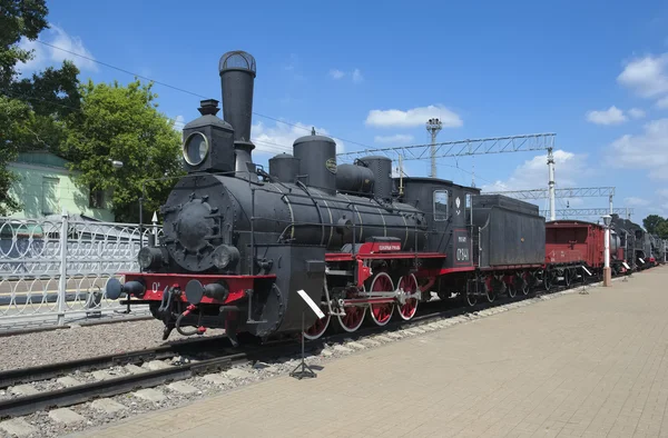 Museum of Railway Transport of the Moscow railway, locomotive Ov 841, first steam locomotive, has become the main locomotive in the park of the Russian railways, 1903