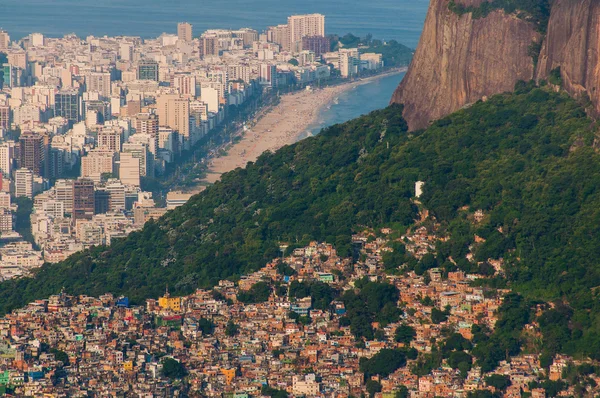 Picturesque aerial  view of Favela da Rocinha