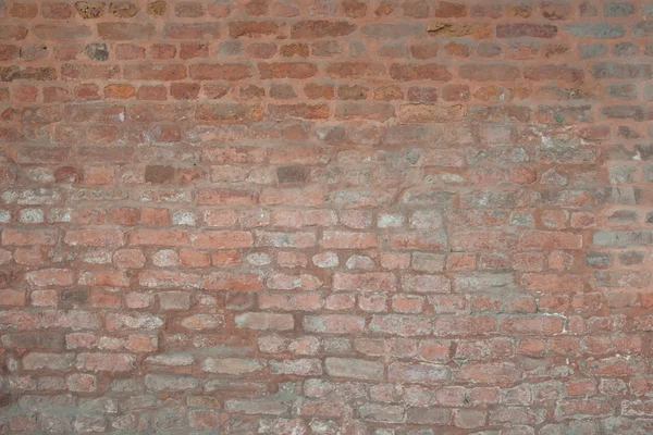 Old vintage orange red brick street rusty grunge wall texture background