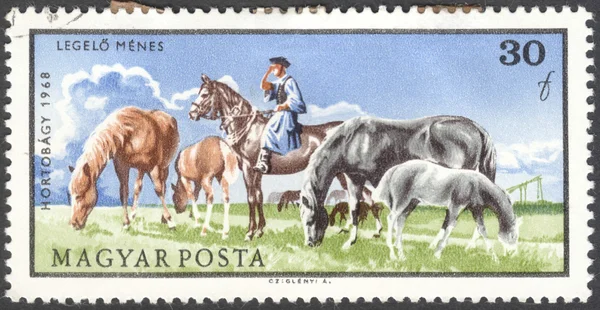 Post stamp printed in HUNGARY