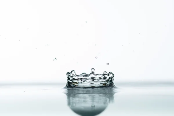 Transparent water splash