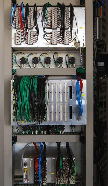 Control panel with relay protection devices