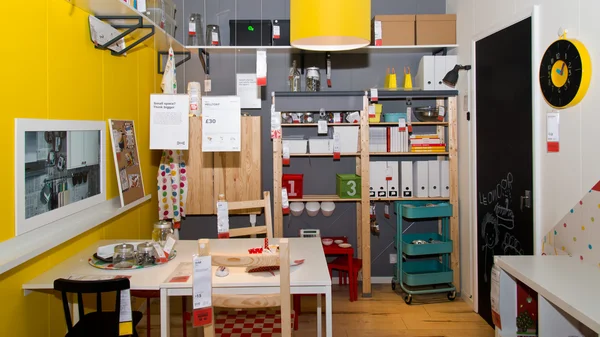 A sample of the interior in IKEA store