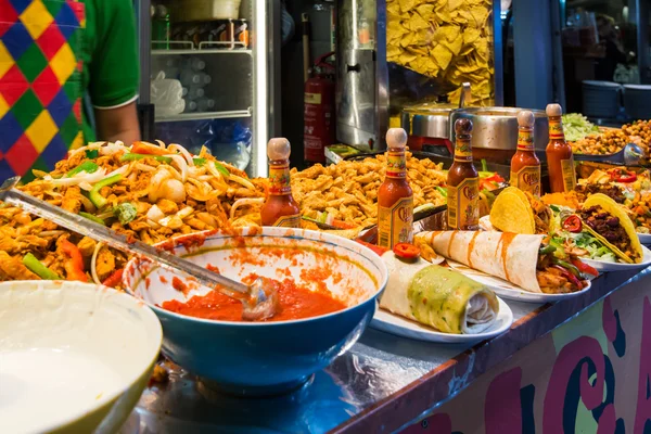 Street Mexican food on Camden Town.