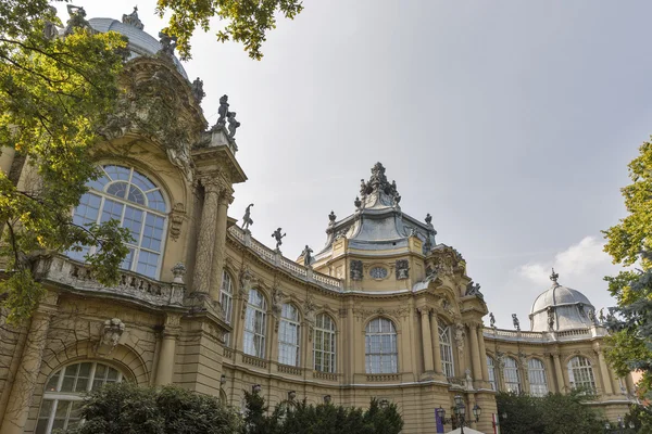 Building of Agricultural museum in Vajdahunyad Castle. Budapest, Hungary.