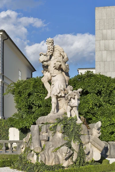 Mirabell garden statue in Salzburg, Austria