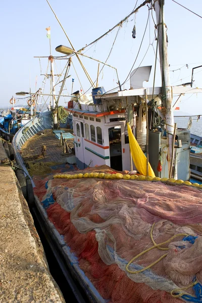 GOKARNA,INDIA - Feb 27: Indian fishing boat, India on Feb 27, 20