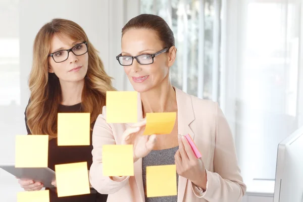 Businesswomen working on new strategy