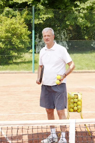 Tennis coach ready to serve