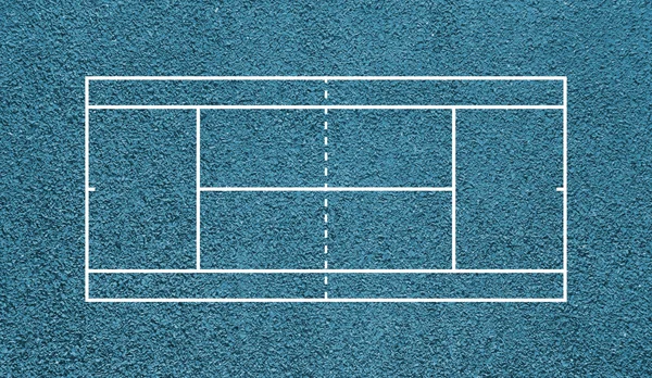 Tennis court. Top view field. Board background.