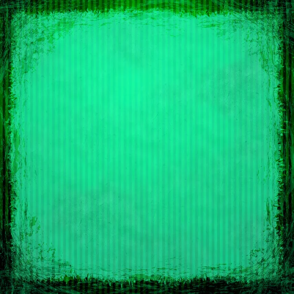 Green grunge background. Abstract vintage texture with frame and