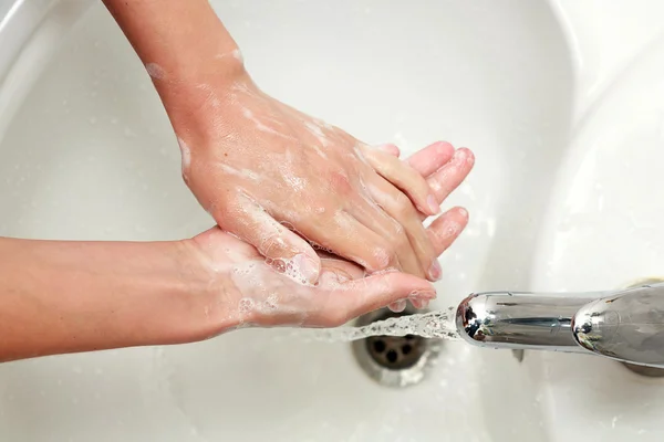 Washing Hands. Cleaning Hands