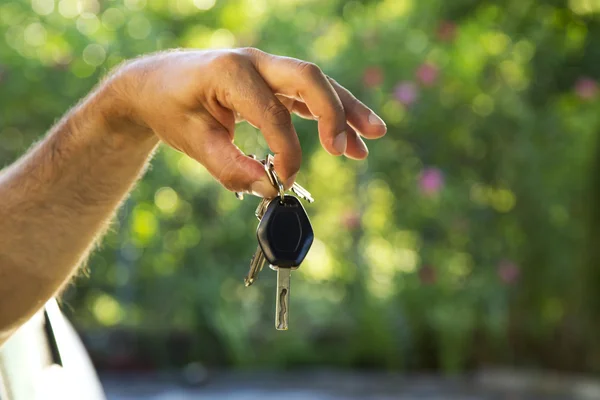 Car key. Auto dealership concept.