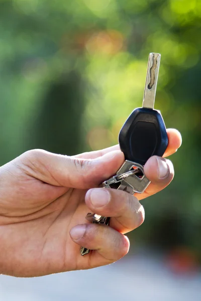 Car key. Auto dealership concept.