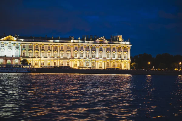 City of St. Petersburg, night views from the motor ship 1186.