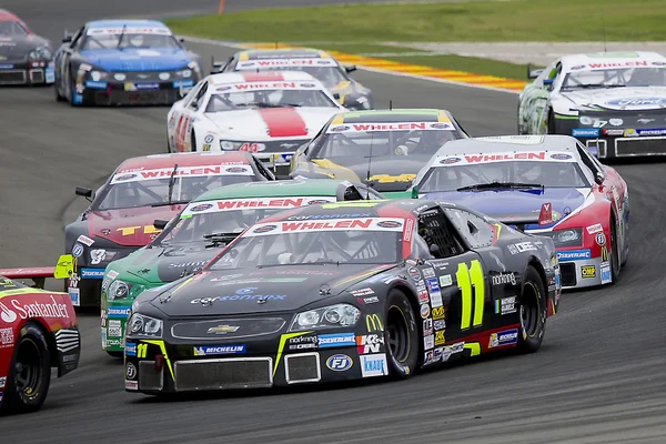 Some cars compete at Race of Nascar Whelen Euro Series