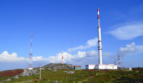 Telecommunication station on the highest mountain in the Algarve