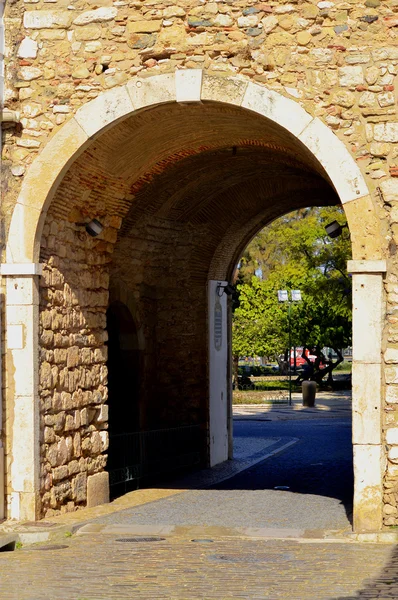 Exit arch through the surrounding wall out of Faro old town