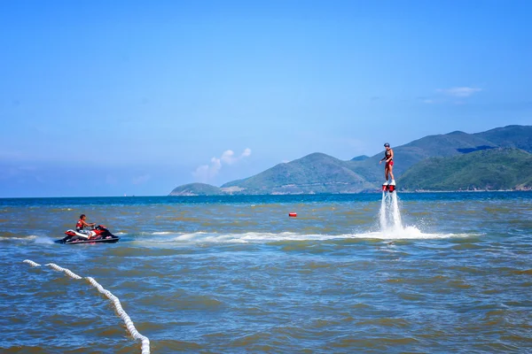 Water sports, extreme sports, sports on water, flyboard