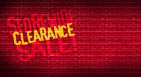 Storewide Clearance Sale Painted