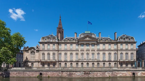 Facade of the Rohan Palace in Strasbourg, Alsace, France.