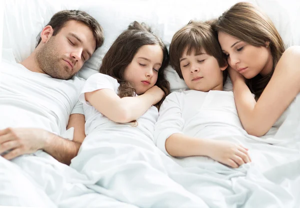 Happy Family sleeping