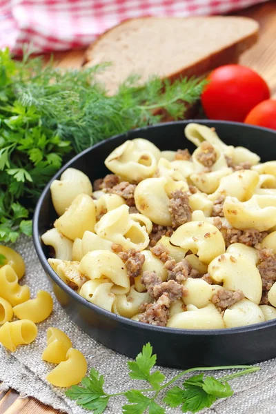 Pasta with meat