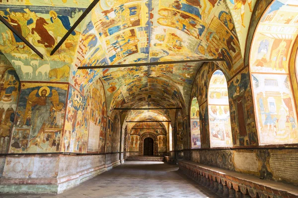 The frescoes of the Church of St. John the Baptist in Tolchkovo, Yaroslavl,