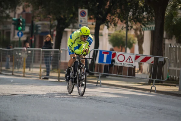 Camaiore, Italy - March 11, 2015: professional cyclist during the first stage of the Tirreno Adriatico 2015