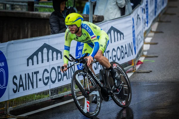 Valdobbiadene, Italy May 23, 2015; Professional cyclist during one stage of the Tour of Italy 2015.