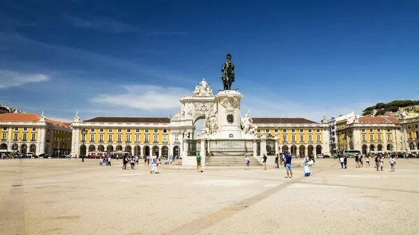 Commerce square (Praca do Comercio) in Lisbon, Portugal