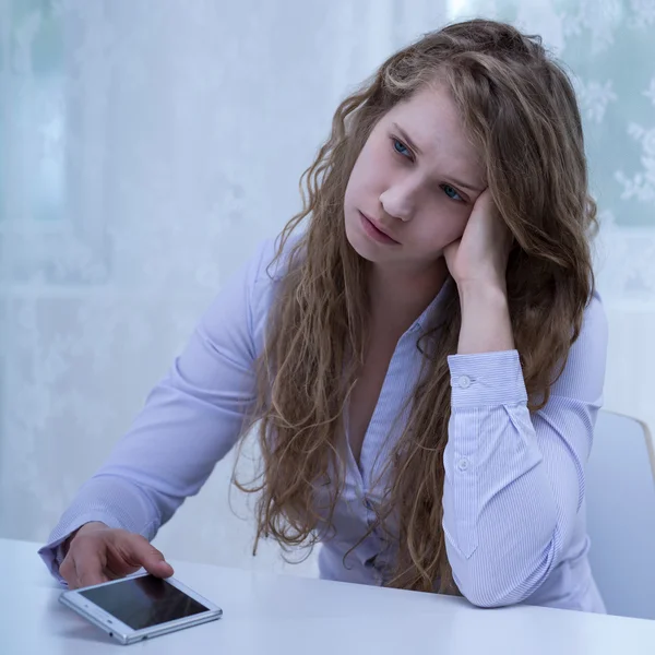 Woman is being bullied by text message