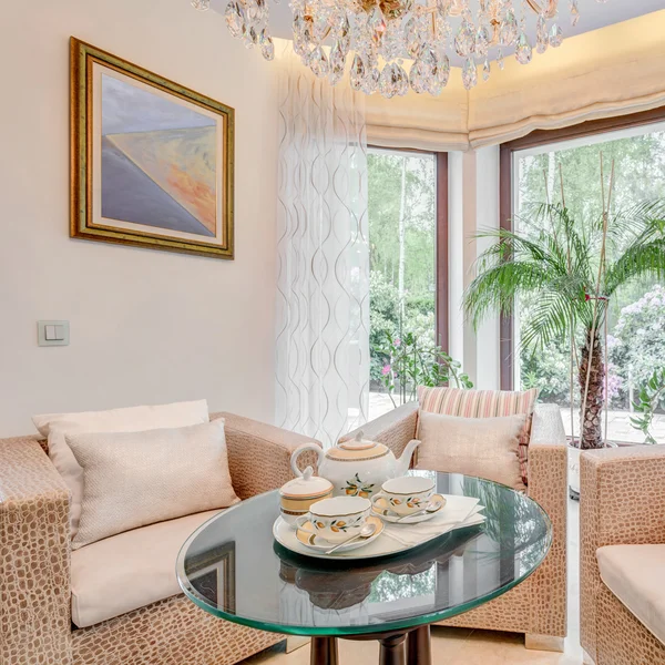 Sitting room in exclusive villa