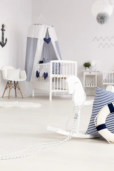 Infant room in coastal style