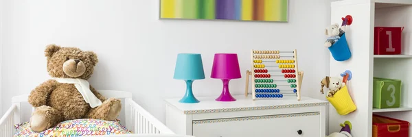 Colorful baby bedroom