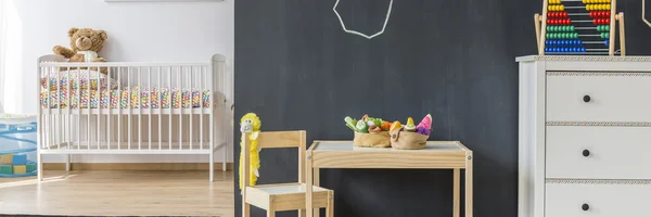 Blackboard in child room